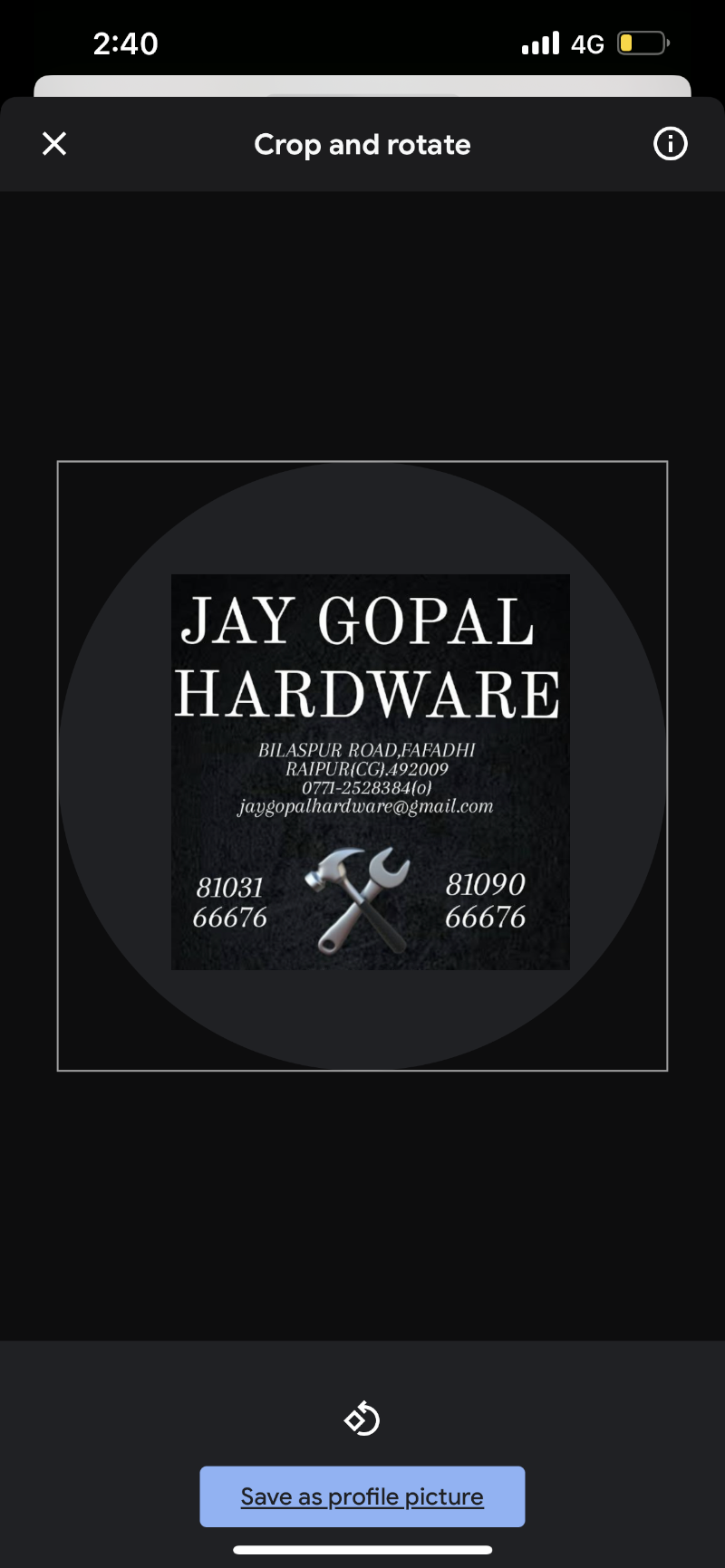 JAI GOPAL HARDWARE - JAI GOPAL HARDWARE, opp. amit sales, R.V.H. Colony, Jagriti Nagar, Fafadih, Raipur, Chhattisgarh 492009, India