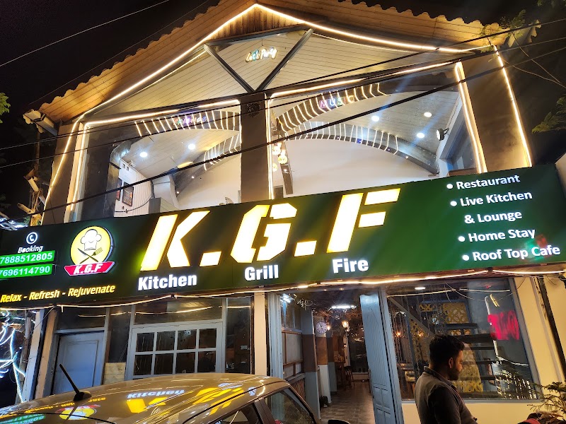 KGF(Kitchen Grill Fire) - KGF(Kitchen Grill Fire), Restocafe and rooftopdrinks, KGF (Kitchen Grill Fire, Dharampur, Himachal Pradesh 173209, India