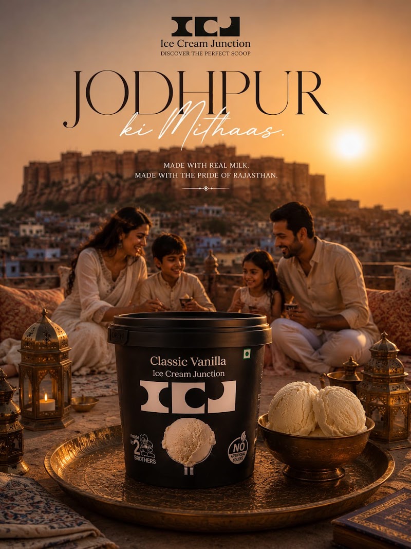 ICJ | Ice Cream Junction Experience Center (Ratanada) - ICJ | Ice Cream Junction Experience Center (Ratanada) Bizz Space, Ground floor, Bhati Commercial Complex, Bhaskar Cir, near Ratan Vilas Hotel, Shakti Colony, Ratanada, Jodhpur, Rajasthan 342001, India