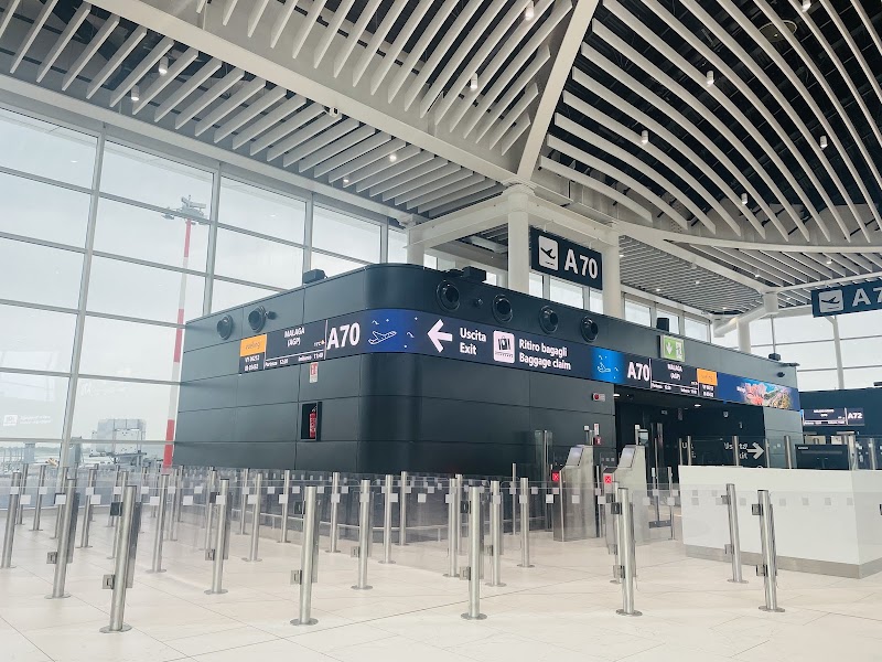 Leonardo da Vinci International Airport - Leonardo da Vinci International Airport Via Pierpaolo Racchetti, 1, 00054 Fiumicino RM, Italy
