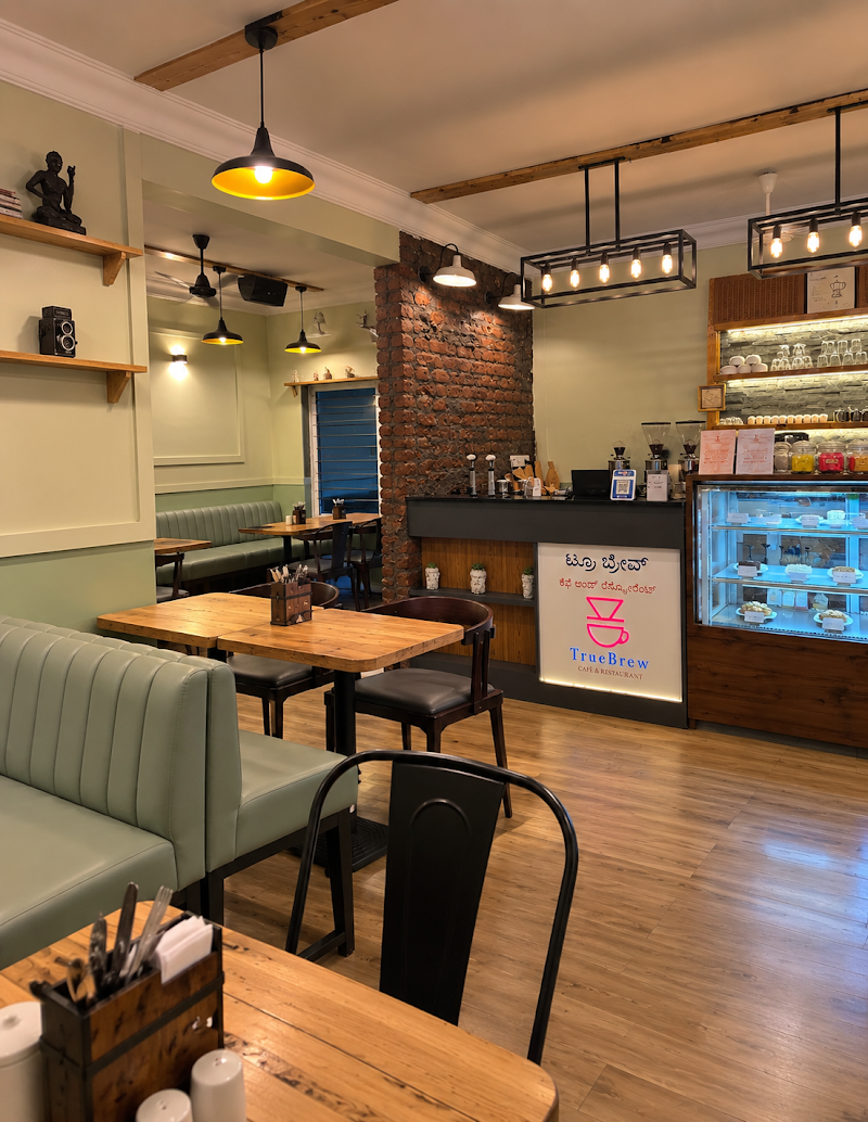 TrueBrew Cafe & Restaurant - TrueBrew Cafe & Restaurant 3163, Paramahansa Yogananda Road, Double Road, 12th A Main Rd, HAL 2nd Stage, Defence Colony, Indiranagar, Bengaluru, Karnataka 560008, India
