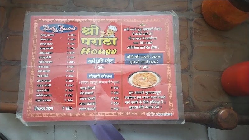 SHREE PARATHA HOUSE - SHREE PARATHA HOUSE Railway Station Rd, Kalakhet, Mandsaur, Madhya Pradesh 458001, India