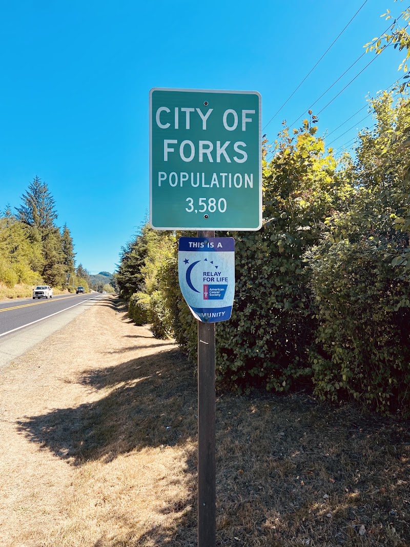 Forks Welcome Sign - Forks Welcome Sign, HWY 101 N Forks Ave, Forks, WA 98331, USA