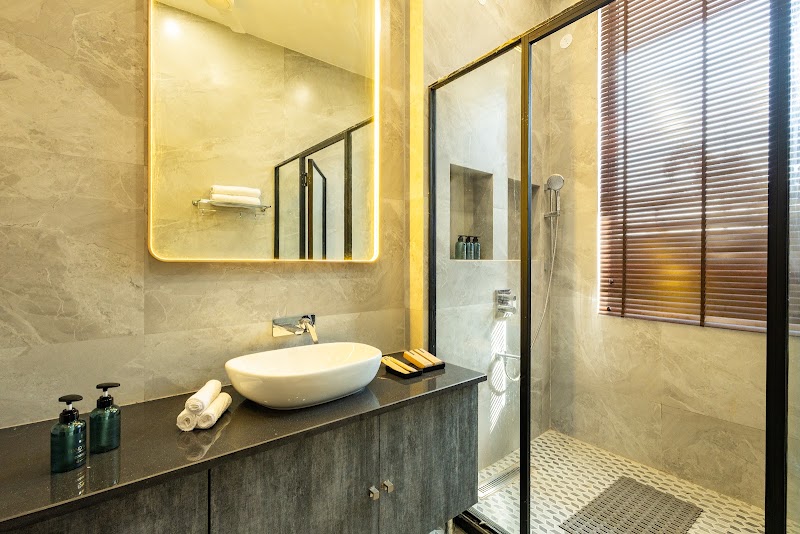 ELIVAAS House of Tvara - 3 BHK Villa with Private Pool and Garden in Gurugram - ELIVAAS House of Tvara - 3 BHK Villa with Private Pool and Garden in Gurugram House of Tvara, Manesar, Hasanpur, Haryana 122105, India