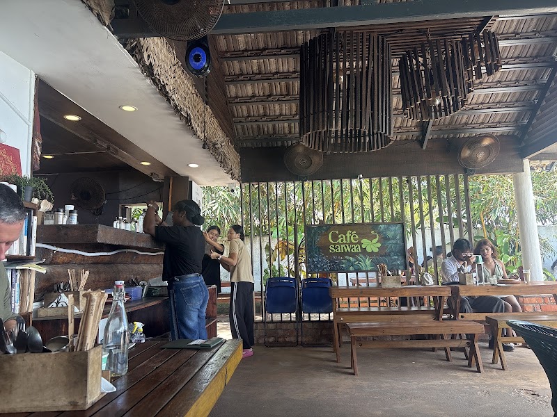 Cafe Sarwaa on the cliff - Cafe Sarwaa on the cliff Near Perungulam, Inside Mare Holidays, Varkala, Kerala 695141, India