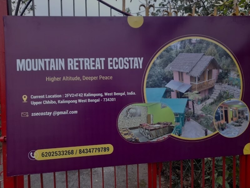 Mountain Retreat Ecostay - Mountain Retreat Ecostay, 2FV2+F42, Upper Chhibo, Kalimpong, West Bengal 734301, India