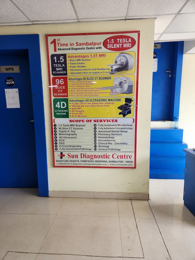 Sun Diagnostic Centre, Sambalpur - Sun Diagnostic Centre, Sambalpur, Signature Heights, Farm Rd, Modipada, Sambalpur, Odisha 768003, India