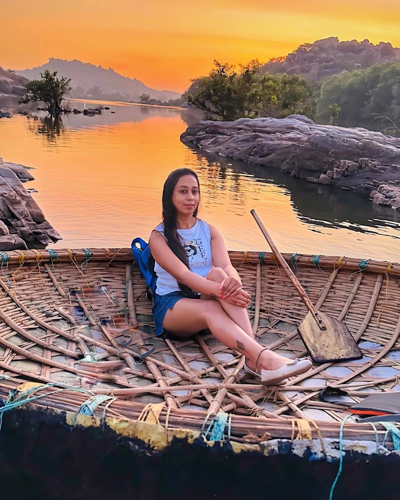 Coracle Ride Hampi TB river - Coracle Ride Hampi TB river Sanapur, Karnataka 583234, India