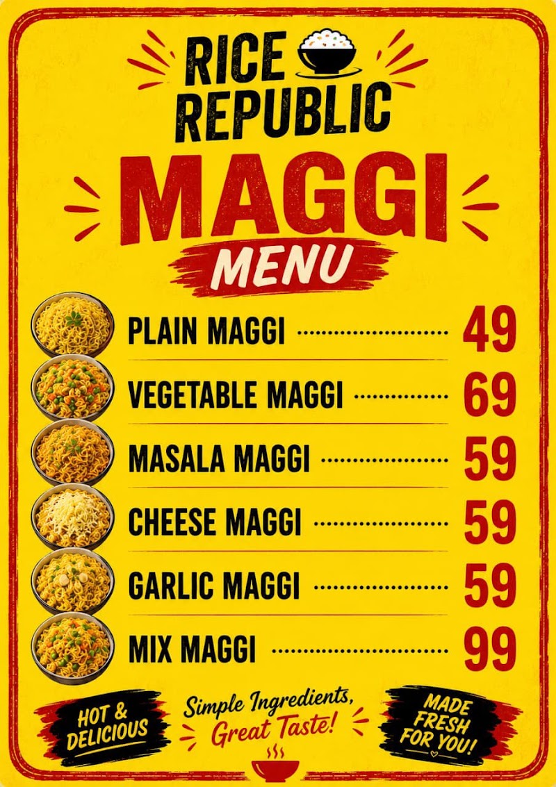 Rice Republic - Rice Republic House No 37, Sector, Street No. 1, beside Hungama Mandir, Chowpatty, Shankar Nagar, Raipur, Chhattisgarh 492004, India