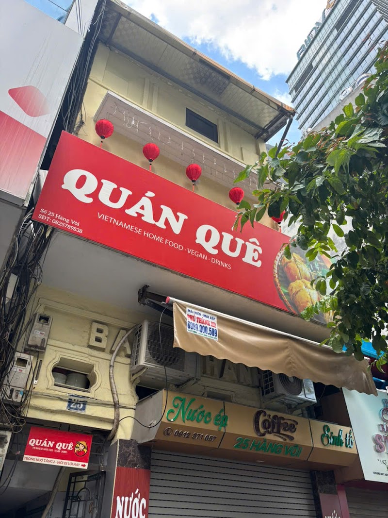Quán Quê | VEGAN FOOD· VIETNAMESE HOME FOOD · DRINKS - Quán Quê | VEGAN FOOD· VIETNAMESE HOME FOOD · DRINKS 25, Number 25 P. Hàng Vôi, Street, Hoàn Kiếm, Hà Nội, Vietnam