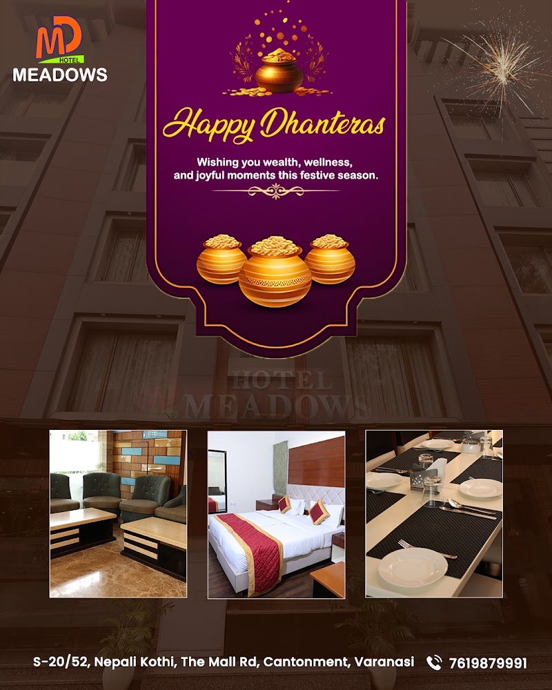 Hotel Meadows - Hotel Meadows S-20/52, Nepali Kothi, The Mall Rd, Cantonment, Varanasi, Uttar Pradesh 221002, India