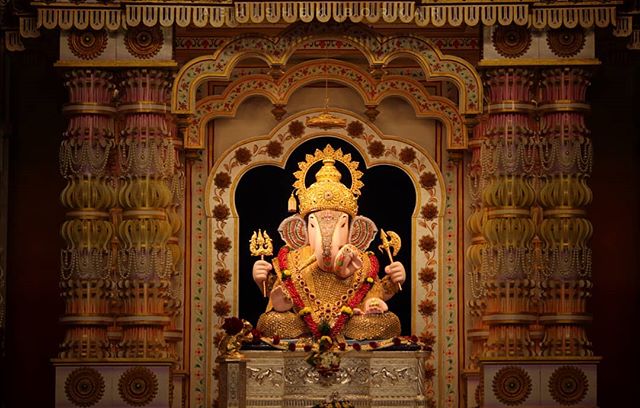 Shrimant Dagdusheth Halwai Ganpati Mandir - Shrimant Dagdusheth Halwai Ganpati Mandir Ganpati Bhavan, 250, Chhatrapati Shivaji Maharaj Rd, Mehunpura, Sadashiv Peth, Pune, Maharashtra 411002, India