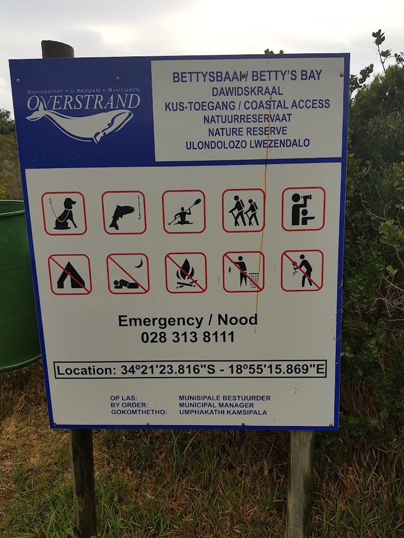 Betty's Bay Beach Parking - Betty's Bay Beach Parking, 5114 Access Rd, Betty's Bay, 7141, South Africa