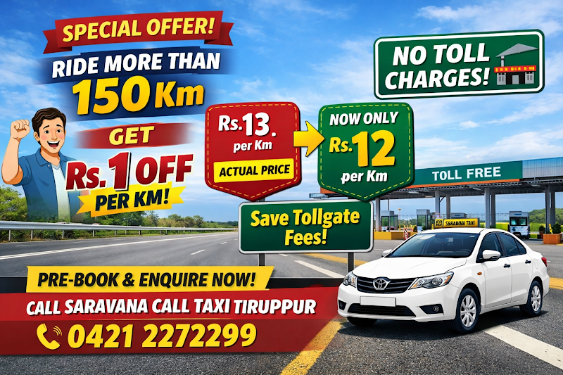 SARAVANA CALL TAXI ERODE - SARAVANA CALL TAXI ERODE 141 C, Indira Gandhi St, Paari Nagar, Kumalan Kuttai, Palayapalayam, Erode, Tamil Nadu 638012, India