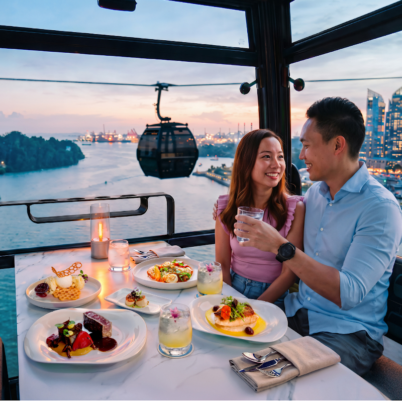 Cable Car SkyDining - Cable Car SkyDining Level 2 Faber Peak Singapore, 109 Mount Faber Rd, Singapore 099203