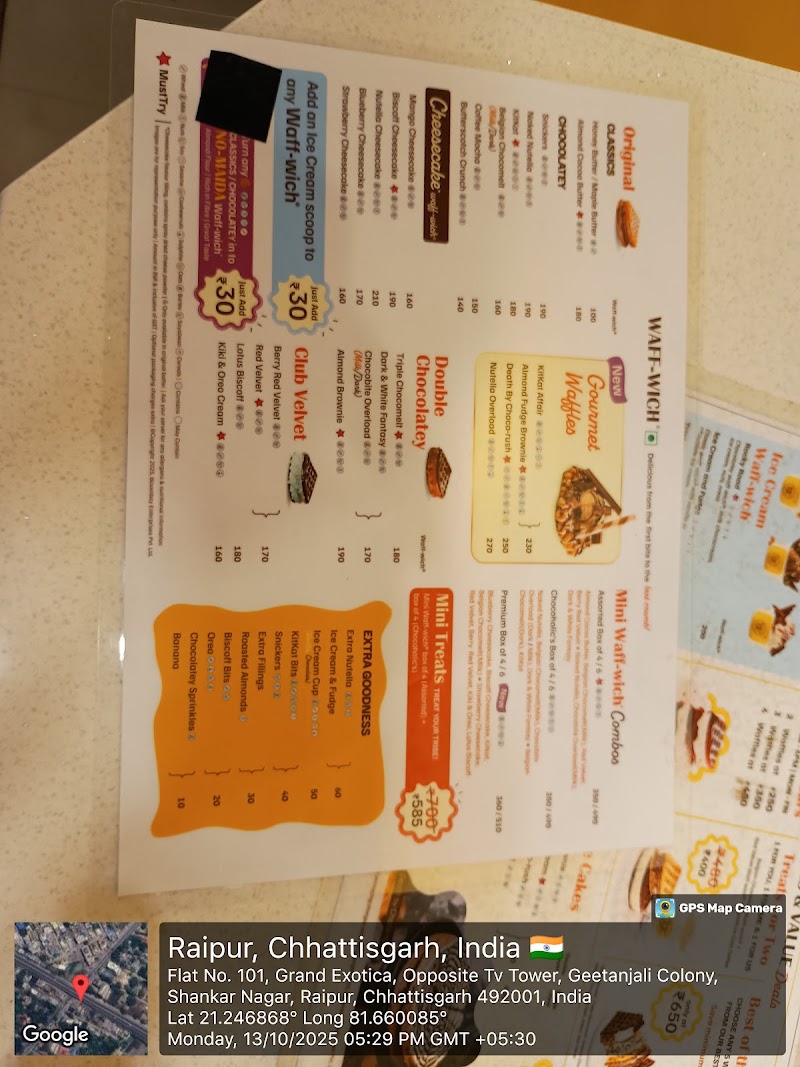 The Belgian Waffle Co - The Belgian Waffle Co, Geetanjali Colony, Shankar Nagar, Raipur, Chhattisgarh 492001, India