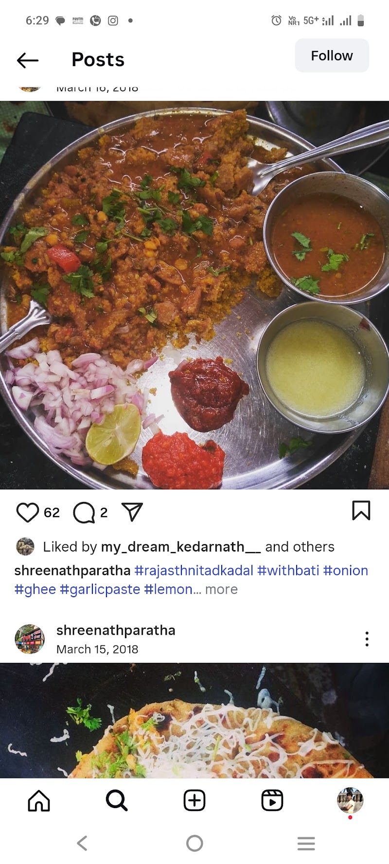 Shreenath Paratha Center - Shreenath Paratha Center Gulab Bagh Rd, Old City, Pwd wali gali, gulab bagh, Udaipur, Rajasthan 313001, India