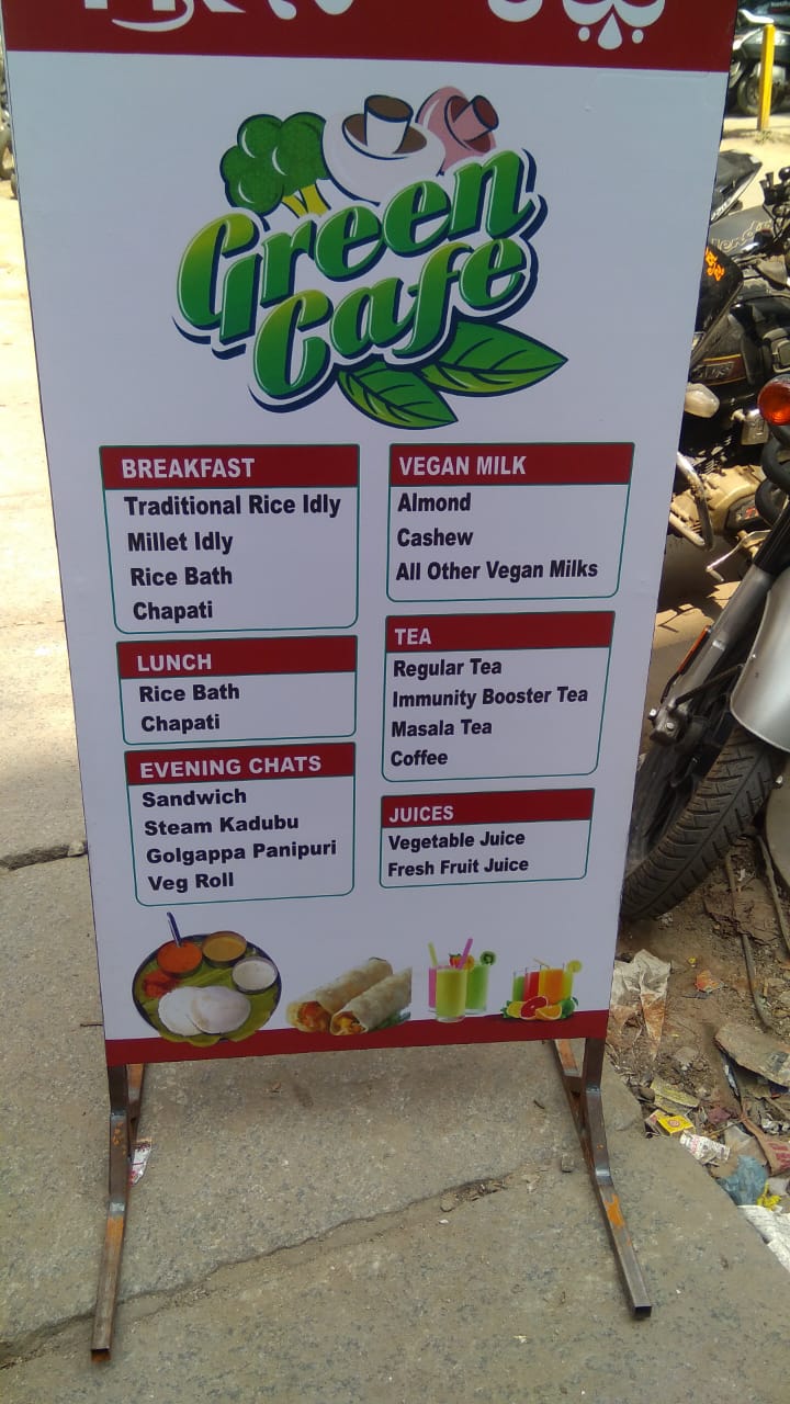 Green Cafe - Green Cafe 91C, 9th Main Rd, near Indus ind bank, KEB Colony, New Gurappana Palya, 1st Stage, BTM 1st Stage, Bengaluru, Karnataka 560029, India