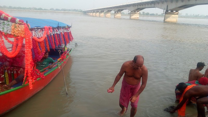 RAM GHAT, ON THE BANK OF RIVER SARAJU - RAM GHAT, ON THE BANK OF RIVER SARAJU Ram Ghat Railway Bridge, Ram Katha Park, Ayodhya, Uttar Pradesh 272129, India