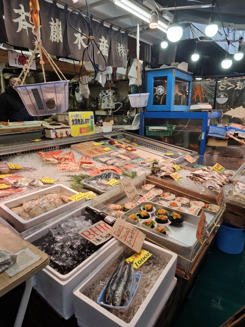 Tsukiji Nippon Fish Port Market - Tsukiji Nippon Fish Port Market Japan, 〒104-0045 Tokyo, Chuo City, Tsukiji, 4-chōme−16−２ 千社額棟 １階