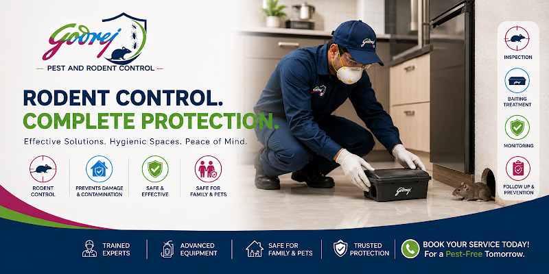 Godrej Pest And Rodent Control - Godrej Pest And Rodent Control, F2,8A, KSK School, 1, Mangal Bazar Rd, Block F 2, Sangam Vihar, New Delhi, Delhi 110080, India