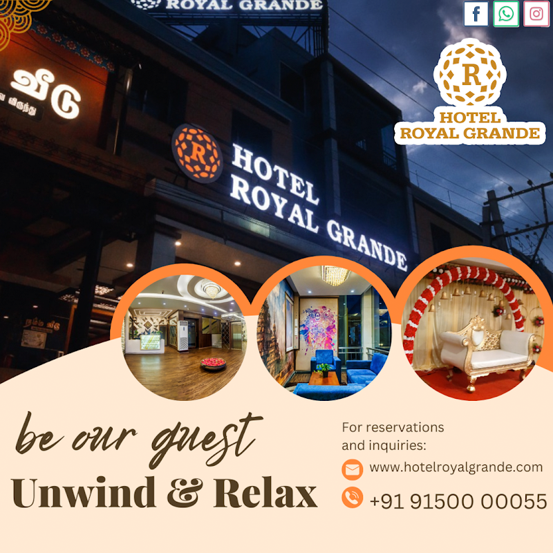 HOTEL ROYAL GRANDE - HOTEL ROYAL GRANDE 183/2A1 New Katpadi Road, Green Cir, next to Ethiraj Kalyana Mandapam, Thottapalayam, Vellore, Tamil Nadu 632004, India
