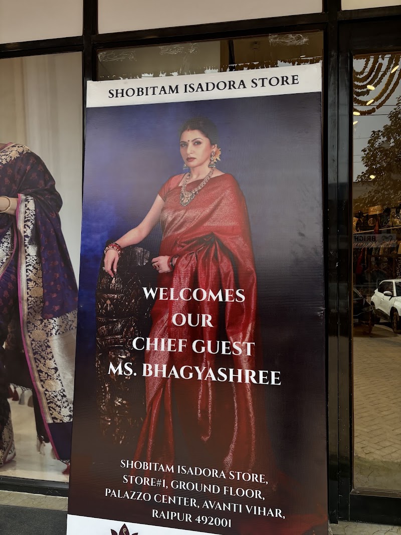 Shobitam Isadora Store - Shobitam Isadora Store Shop no. 01, Ground Floor, Plazzo Center, Avanti Vihar Rd, next to Shrishti Plazzo, Avanti Vihar, Vijay Nagar, Shankar Nagar, Raipur, Chhattisgarh 492001, India