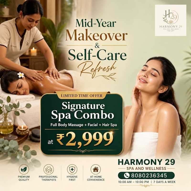 Harmony 29 Spa & Wellness - Harmony 29 Spa & Wellness, Shop No. 16, PALLADIUM EXOTICA, Madhav Nagar, Dhanori, Pune, Maharashtra 411015, India