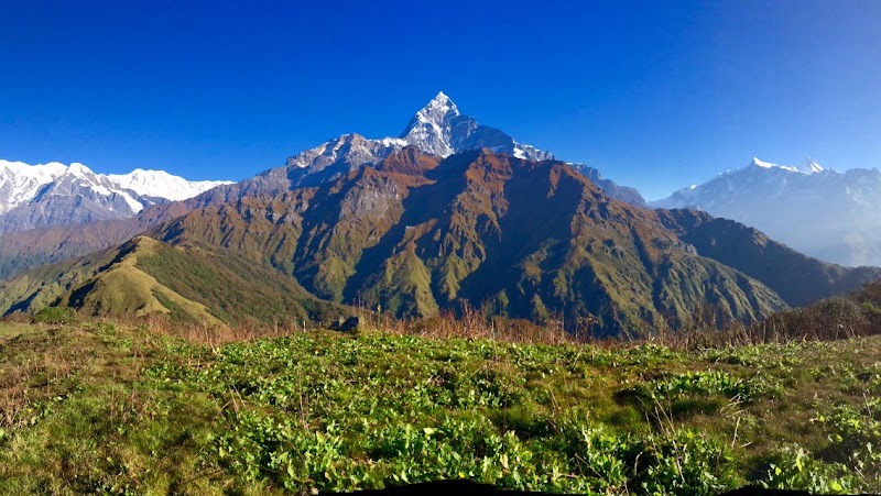 Mardi Himal Base Camp-South & fishtail view