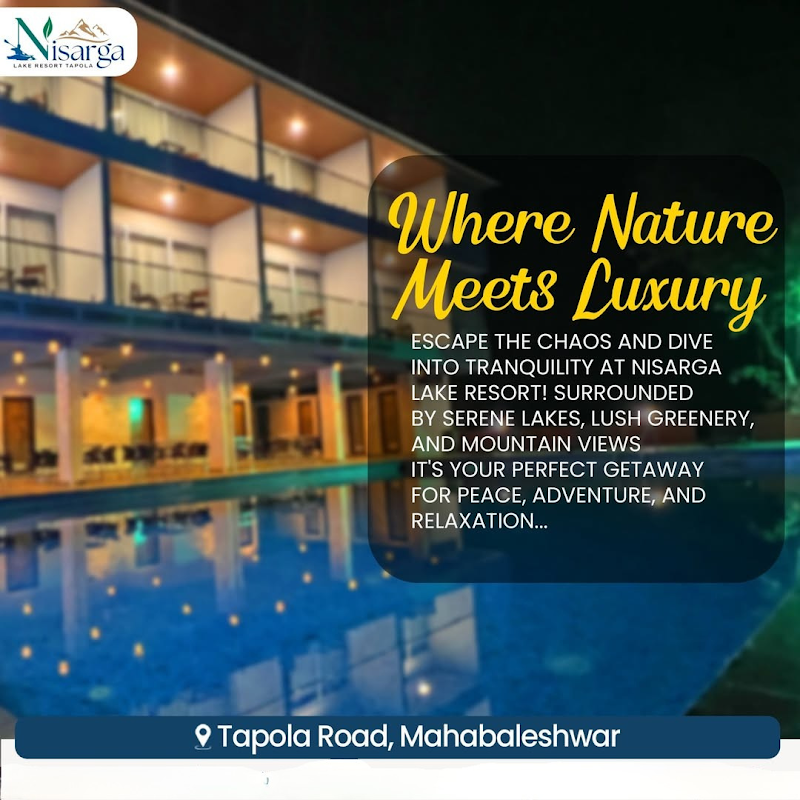 Nisarga Lake Resort Tapola Mahabaleshwar - Nisarga Lake Resort Tapola Mahabaleshwar Tapola Rd, near MSED, Mahabaleshwar, Tapola, Maharashtra 412806, India