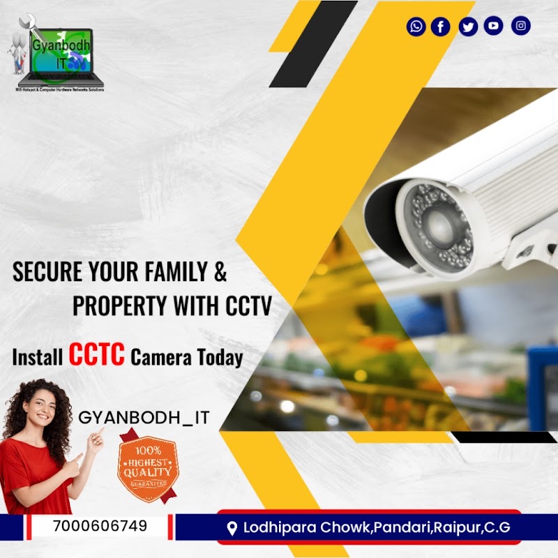 Gyanbodh IT - Gyanbodh IT, Krishna Plaza, Infront of Shiv Vatika, Lakhenahar Dhal, Mahadev Ghat Rd, near Binda Sonkar School, Ashwani Nagar, Lakhe Nagar, Raipur, Chhattisgarh 492001, India