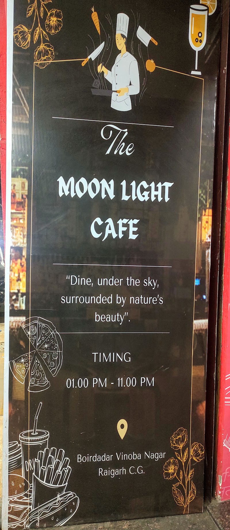 The Moon Light cafe - The Moon Light cafe, WC28+5V3, Boirdadar Rd, Vinoba Nagar, Raigarh, Chhattisgarh 496001, India
