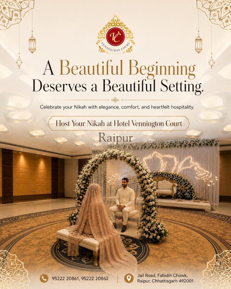Hotel Vennington Court - Hotel Vennington Court Fafadih, Chowk, Jail Rd, near Guru Gobind Singh Squre, Devendra Nagar, Raipur, Chhattisgarh 492001, India