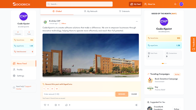 CoderXpoint ( CXP ) - CoderXpoint ( CXP ) 726, Tower B, Bhutani Cyber Park, C Block, Phase 2, Industrial Area, Sector 62, Noida, Uttar Pradesh 201309, India