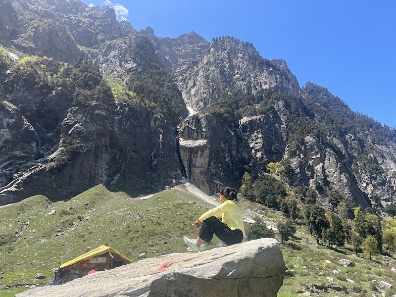 Hampta trek bridge snow point - Hampta trek bridge snow point, 766W+W4M, Bashisht, Himachal Pradesh 175143, India