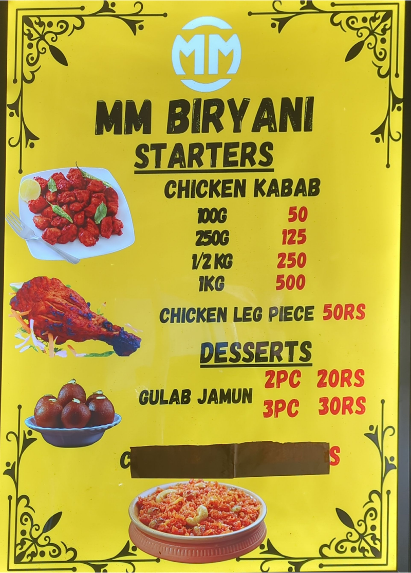 MM BIRYANI - MM BIRYANI 197/3, PR FOOD STUDIO Opp to DSR ELITE VILLAS Mahadevapura, Main Rd, Whitefield, B Narayanapura, Mahadevapura, Bengaluru, Karnataka 560048, India