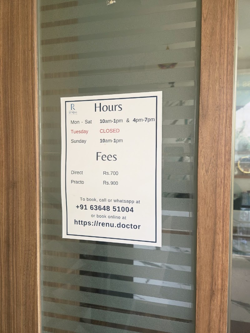 Dr.Renu's Skin & Hair Clinic - Dr.Renu's Skin & Hair Clinic 17, 2nd floor, 17th Cross, 9th, Main Road, 7th Sector, HSR Layout, Bengaluru, Karnataka 560102, India
