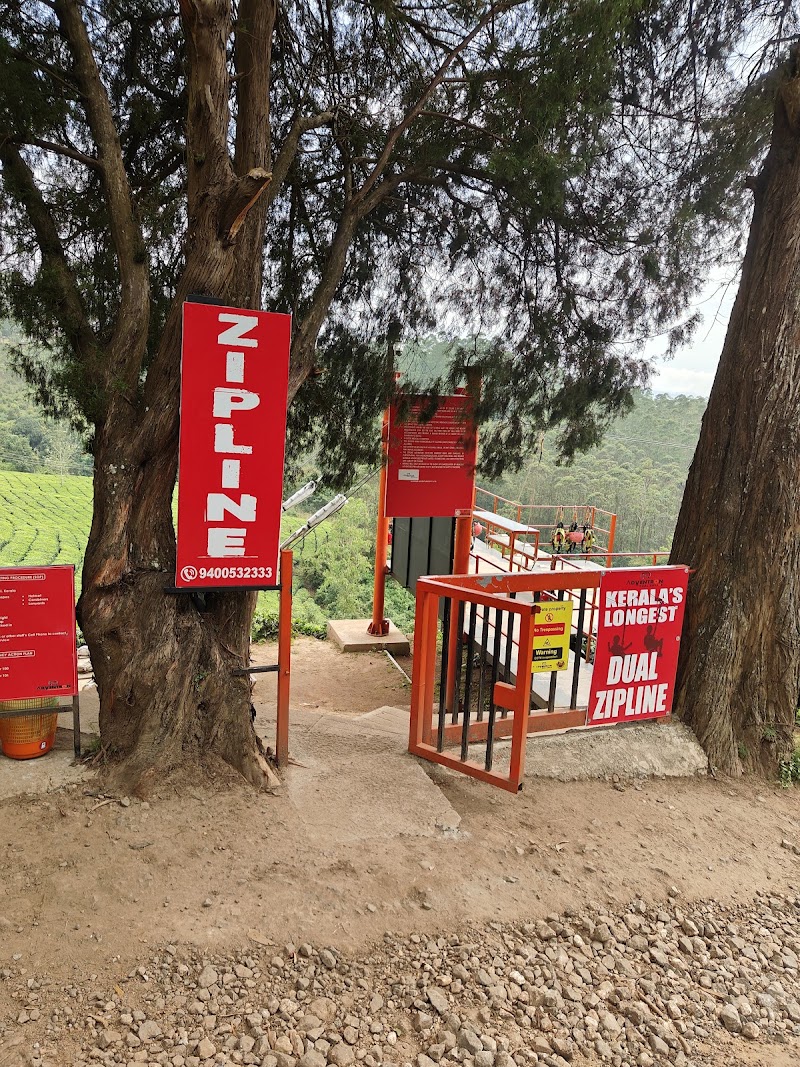 ADVENTRON DUAL ZIPLINE - KERALA'S LONGEST DUAL ZIPLINE - ADVENTRON DUAL ZIPLINE - KERALA'S LONGEST DUAL ZIPLINE HML Estate, Suryanelli, Kerala 685618, India