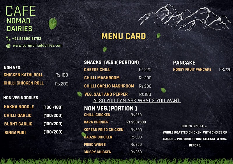 Cafè Nomad Dairies - Cafè Nomad Dairies, Ground floor, below Glider Inn, Bir Colony, Bir, Chaugan, Himachal Pradesh 176077, India