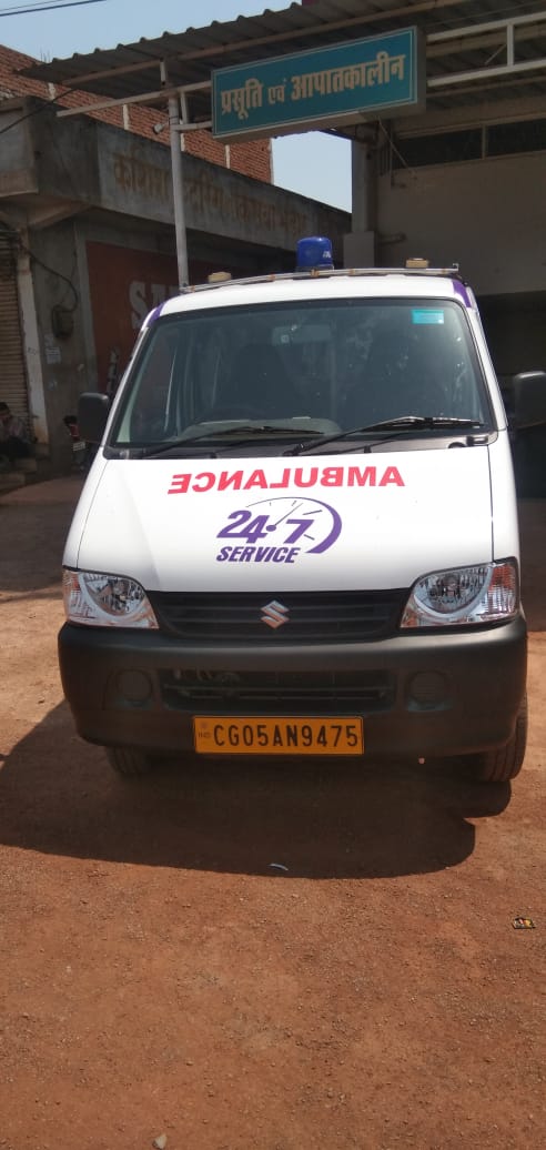 Dhamtari Ambulance Service - Dhamtari Ambulance Service, Christian Hospital, Raipur - Jagdalpur - Vishakhapatnam Rd, opposite Dhamtari, near bus stop, Industrial Area, Dhamtari, Chhattisgarh 493773, India