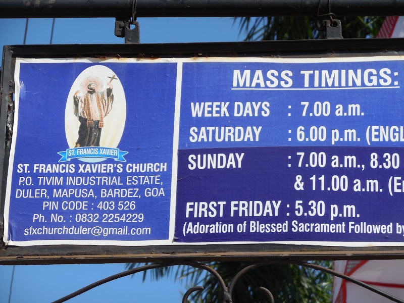 St. Francis Xavier’s Church Duler - St. Francis Xavier’s Church Duler, Duler Ground Rd, opp. Sankalp Hospital Building, Alto Duler, Karaswada, Mapusa, Goa 403526, India