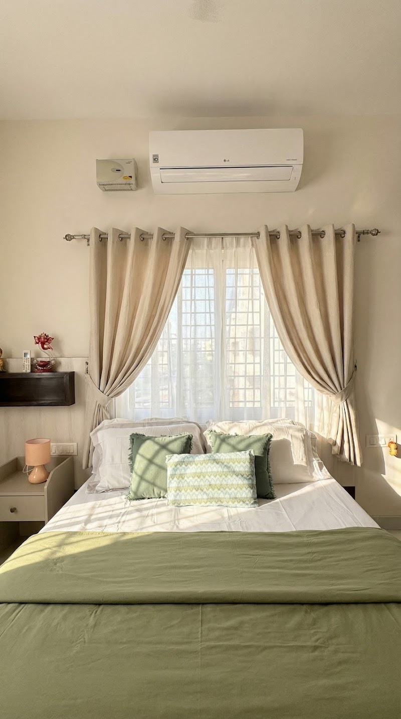 Star Gaze (3BHK) : MyYearlyStay in Udupi - Star Gaze (3BHK) : MyYearlyStay in Udupi Saroja Nilaya, Mahalingeshwara Temple Road, behind Little Rock Indian School, Bramavara, Heranje, Heroor, Karnataka 576213, India