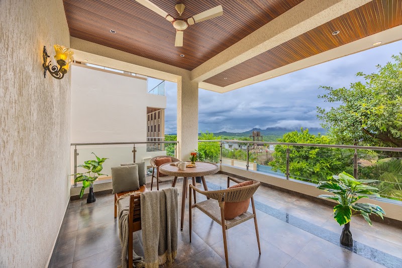 ELIVAAS Signature SK 4 BHK Villa with Private Pool in Lonavala - ELIVAAS Signature SK 4 BHK Villa with Private Pool in Lonavala, SK&RK Villa, Peth Shahapur, Road, Tal, Aamby Valley City, Mulshi, Ambavne, Lonavala, Maharashtra 410401, India