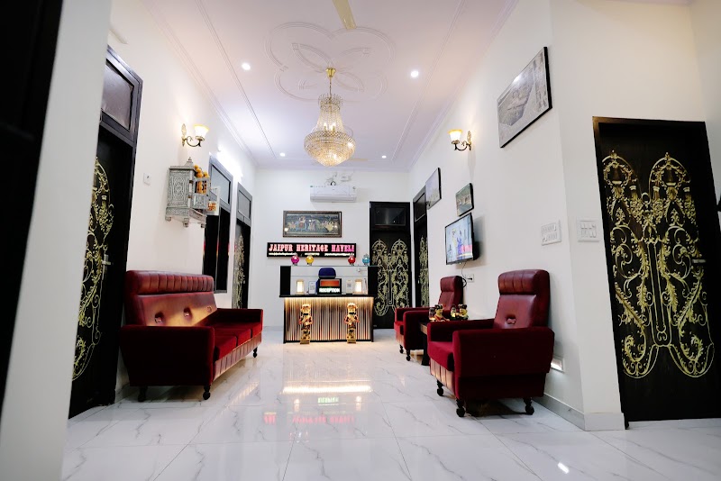 Hotel Jaipur Heritage Haveli (Airport Pick-up, Breakfast, Lunch & Dinner Available) - Hotel Jaipur Heritage Haveli (Airport Pick-up, Breakfast, Lunch & Dinner Available) Near, 22, Jawahar Circle, Opposite International Airport, Shankar Colony, Sangam Colony, Jagatpura, Jaipur, Rajasthan 302017, India