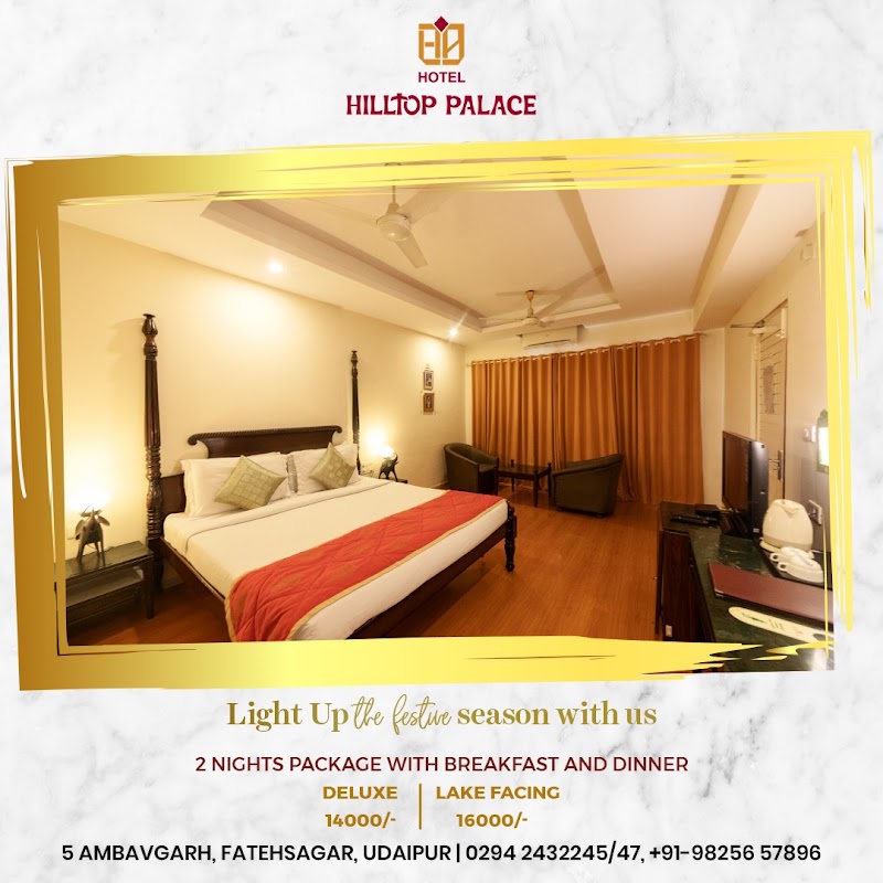 Hotel Hilltop Palace - Hotel Hilltop Palace, 5, Ambavgarh, Fateh Sagar Lake, Udaipur, Rajasthan 313004, India