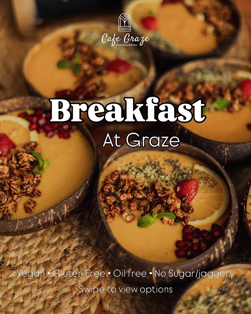 Cafe Graze- Plant based kitchen by Natureville - Cafe Graze- Plant based kitchen by Natureville Villa 1024/A, 5th Cross Rd, Geethanjali Layout, HAL 3rd Stage, Bhoomi Reddy Colony, New Thippasandra, Bengaluru, Karnataka 560075, India