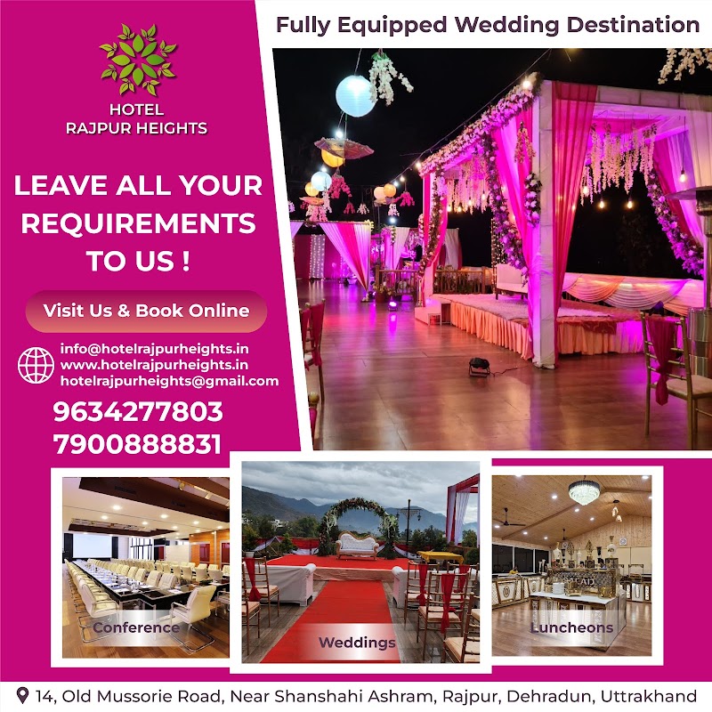 Hotel Rajpur Heights - Hotel Rajpur Heights 14, Old Mussoorie Rd, near Shahanshai Ashram, Rajpur, Dehradun, Uttarakhand 248009, India