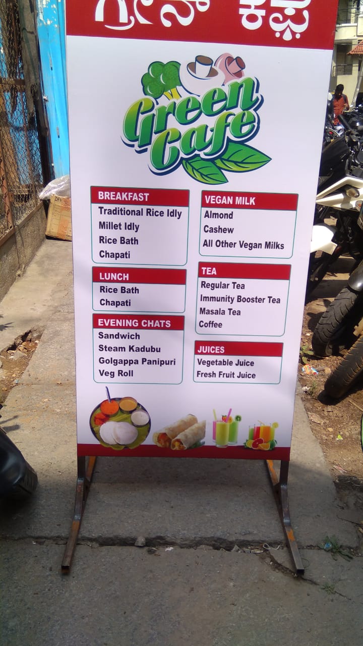 Green Cafe - Green Cafe 91C, 9th Main Rd, near Indus ind bank, KEB Colony, New Gurappana Palya, 1st Stage, BTM 1st Stage, Bengaluru, Karnataka 560029, India