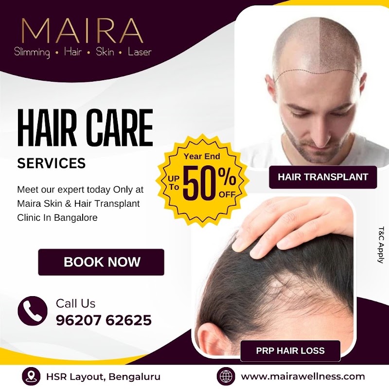 Maira Wellness Clinic - HSR Layout - Maira Wellness Clinic - HSR Layout Shop, No 2, 3rd Floor, 2737/1, 27th Main Rd, next to NIFT Institute, PWD Quarters, Sector 1st, HSR Layout, Bengaluru, Karnataka 560102, India