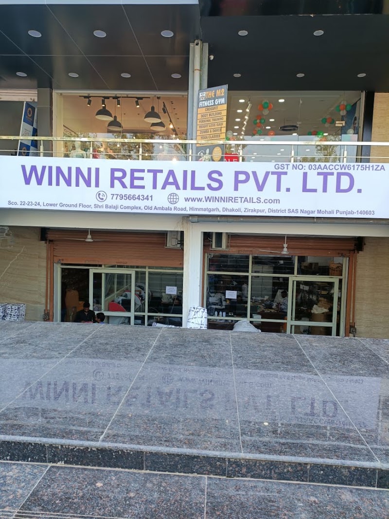 Winni Retails - Winni Retails, SCO-22-23-24, Second Floor, Shri Balaji Complex, Old Ambala Rd, Himmatgarh, Dhakoli, Zirakpur, Punjab 160104, India